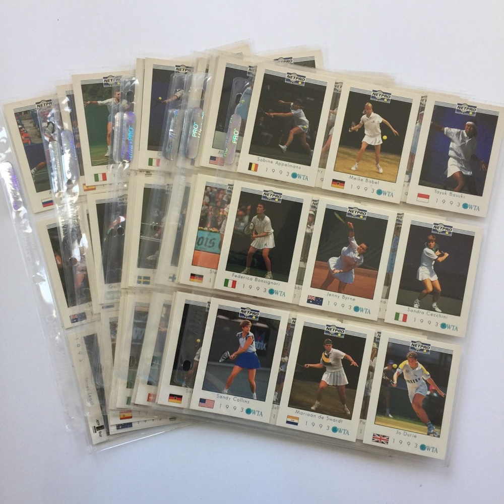 🎾 Netpro 1993 Tour Stars Series I Tennis Card Set